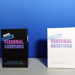 NWOB Extreme personal questions and More Extreme personal questions Card Game